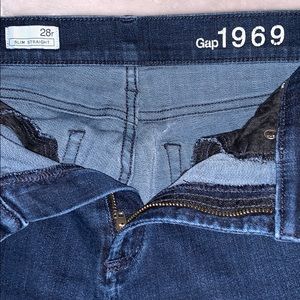 Gap slim straight jeans